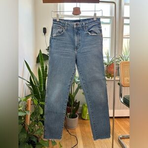 KHAITE Light Blue Straight Jeans